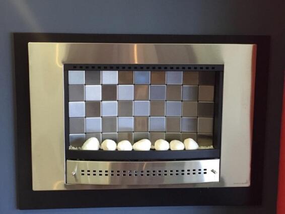 Gas Fireplace Built In CHAD O CHEF Stainless Steel 6KW