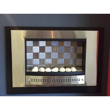 Gas Fireplace Built In CHAD O CHEF Stainless Steel 6KW
