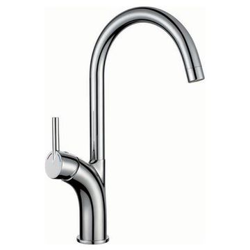 FRANKE Lucido Kitchen Sink Mixer Tap Single Lever Chrome H36.3cm Spout Reach 18.3cm