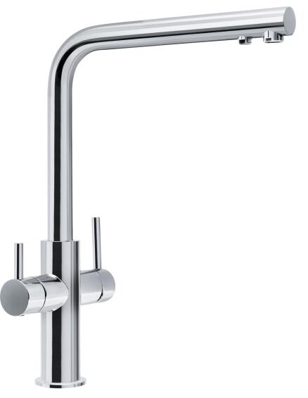 Franke kitchen sink mixer tap neptune clearwater water filter chrome h33.4cm spout reach 22cm
