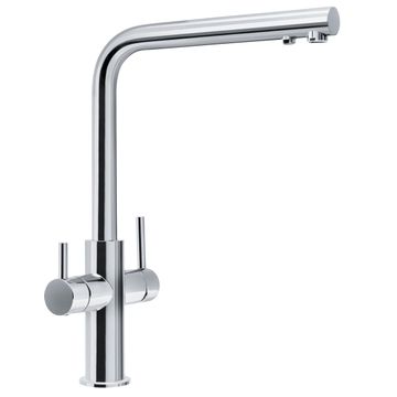 Franke kitchen sink mixer tap neptune clearwater water filter chrome h33.4cm spout reach 22cm