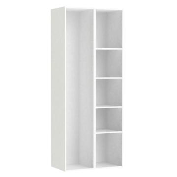 Space Home Cupboard Multi-Usage White H200xW80xD45cm