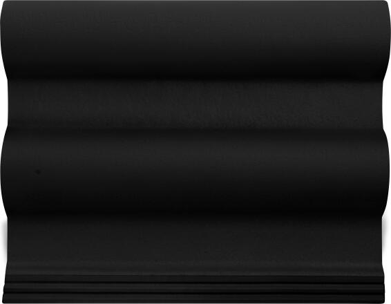 Concrete Roof Tile Double Roman Black M11