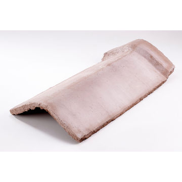 Concrete Roof Tile V Capped Ridge Brown M11 MARLEY