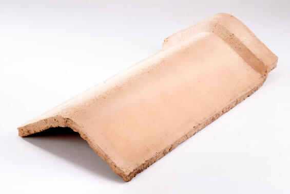 Concrete Roof Tile V Capped Ridge Terra Cotta MARLEY