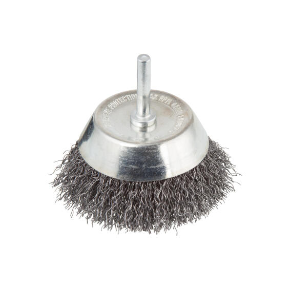 Wire cup brush, 6 mm shank WOLFCRAFT