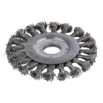 Wire Wheel Brush, Twisted 22.2 Mm Bore WOLFCRAFT