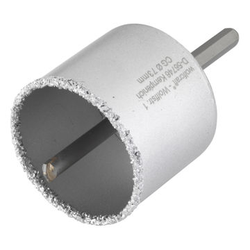 Hole saw ct WOLFCRAFT HEX shank depth 55mm 73mm