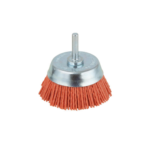 Nylon cup brush 6 mm shank WOLFCRAFT