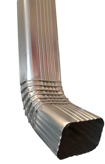 Galvanized Steel Square Downpipe 100mm x 75mm x 2.7m PREMIER