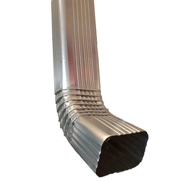 Galvanized Steel Square Downpipe 100mm x 75mm x 2.7m PREMIER