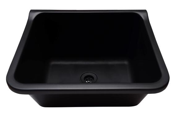 Cam Africa Kitchen Sink Wash Trough Pvc Black L48Cm X W42Cm Wsb480