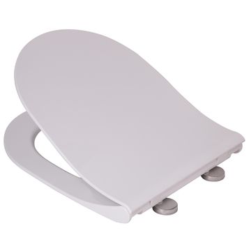 Bijiou Round PVC Toilet Seat White