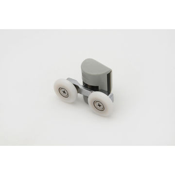 Shower accessories grey double top wheel