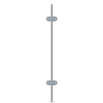 Stainless Steel 304 oval intermediate post for leveled surface