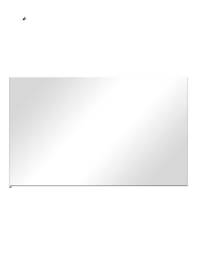 Polished compact mirror 4mm x1200mm x750mm