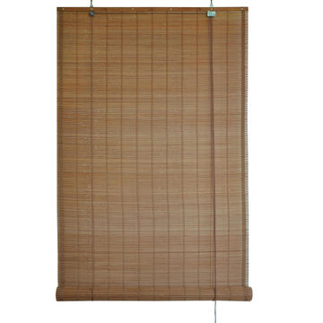 Inspire roll up blind  bamboo dark carbonize 90x300cm