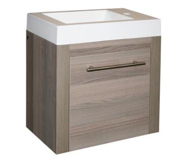 Bathroom Cabinet and Basin Wall Mounted 1 Door Philly Coimbra 450mm ...
