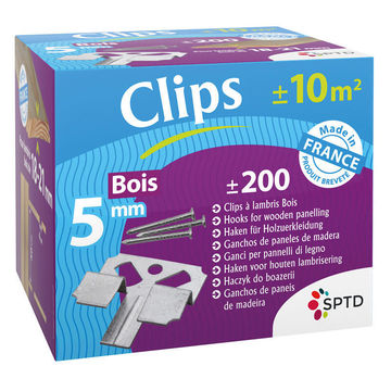 Clip 5mm for Wood Cladding Installation 18 21mm pack of 250