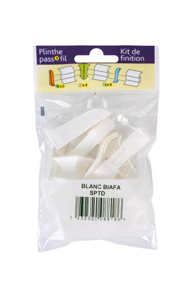 Skirting PVC Finishing Kit White