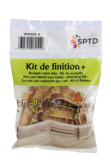 Skirting PVC Finishing Kit Wood