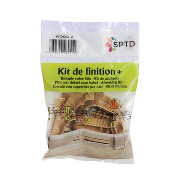 Skirting PVC Finishing Kit Wood