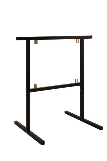 Trestle Legs Steel Adjustable Height Black W750xh780-1060mm-pack of 2