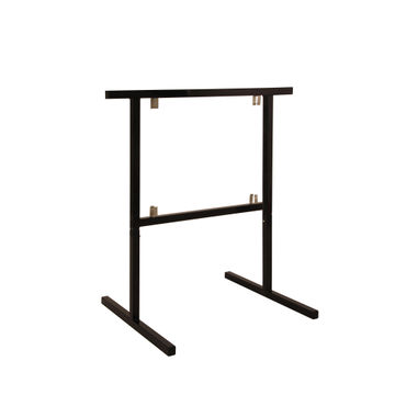 Trestle Legs Steel Adjustable Height Black W750xh780-1060mm-pack of 2