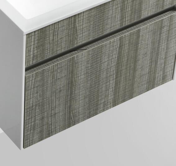 Basin cabinet front panel set Simplicity ash 600 (front panels only)