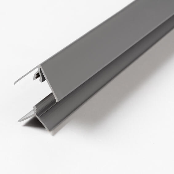 Dark Grey PVC Corner Profile L2600mm