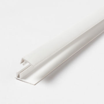 White PVC Edging Profile U shape L2600mm