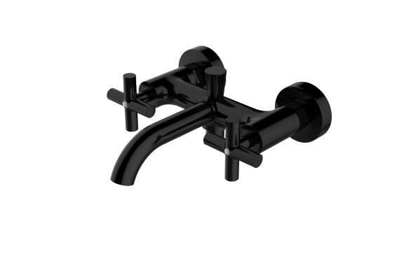Bath mixer divert Nosu chrome SENSEA black