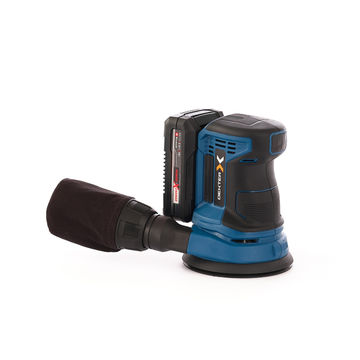 Dexter Cordless Rotating Sander Kit 18V 2,0Ah Battery & Charger
