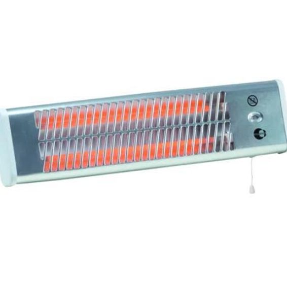 Equation Bathroom Heater Silver 1200W