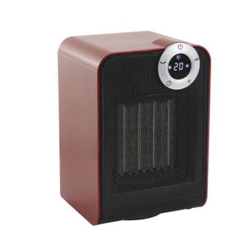 Equation Ceramic Electric Heater Black & Red 1800W