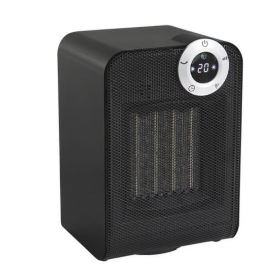 Equation Ceramic Electric Heater Black 1800W