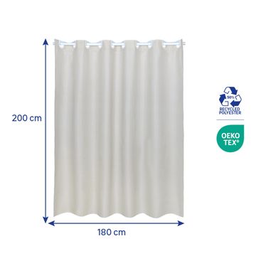 Sensea Neo Polyester Shower Curtain Trench W180cmxH200cm