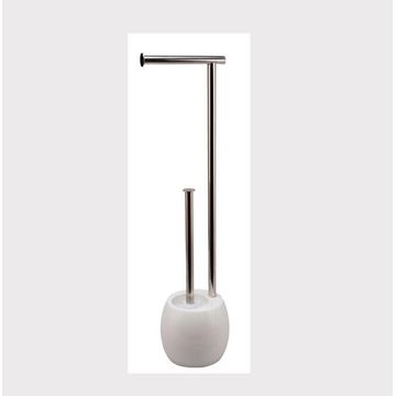 Rondo toilet brush & paper holder white