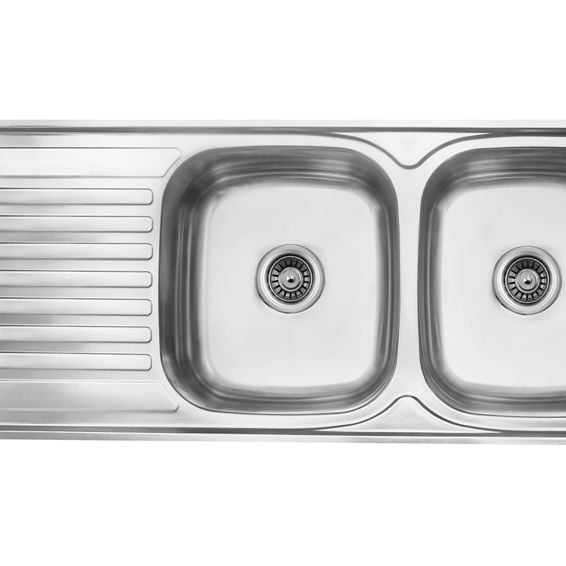 CAM DROP IN SINK DC1248L-DEB 1200X480MM 90 WASTE SS