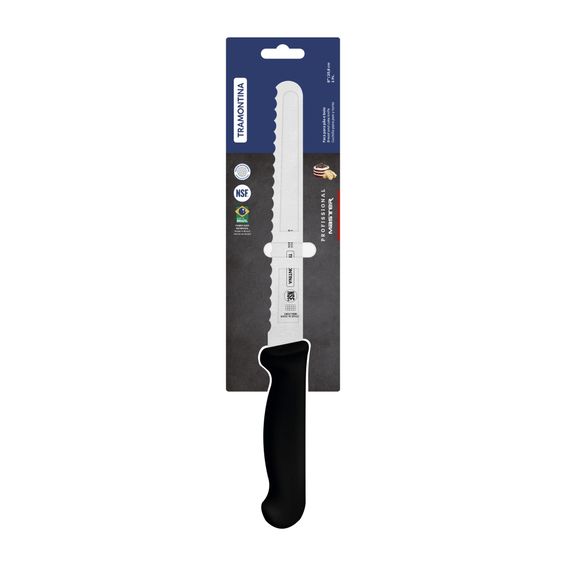 TRAMONTINA SERRATED BREAD/HAM KNIFE 20CM