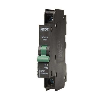 Mini rail isolator switch 1-pole 25a