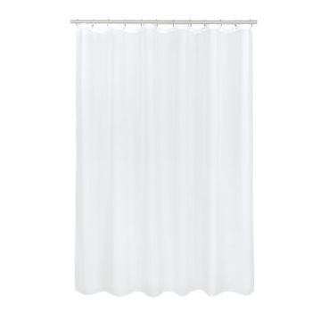 Sensea Easy Polyester Shower Curtain White W180cmxH200cm