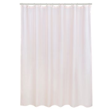Sensea Easy Polyester Shower Curtain Pink W180cmxH200cm