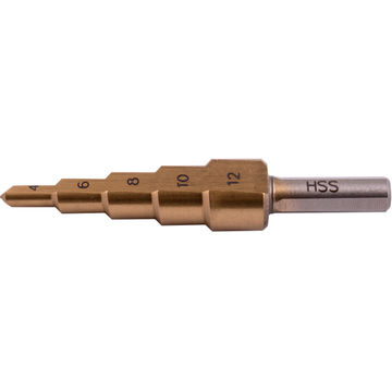 Step Drill Hss 4-12mm TORKCRAFT