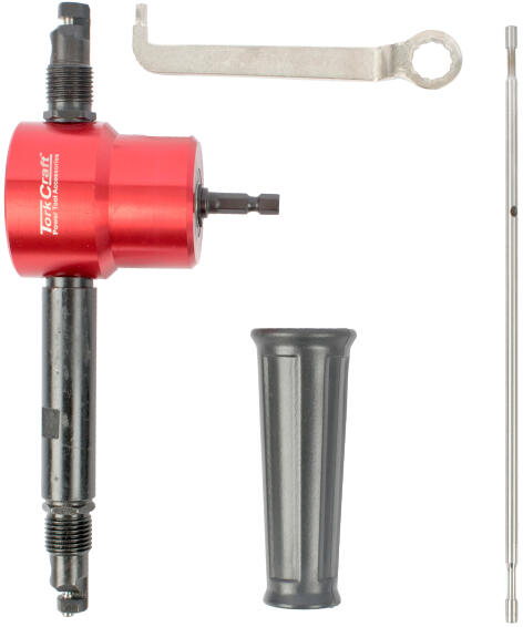 Nibbler attachment TORKCRFAT with extended shaft for drill