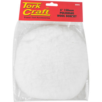 Polishing Bonnet Wool TORKCRAFT 150mm