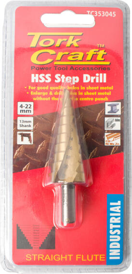 Tork craft outlet step drill