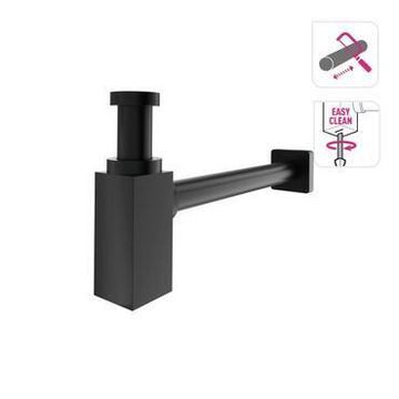 32MM BLACK SQUARE BOTTLE TRAP