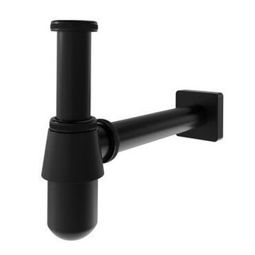 EQUATION SIPHON BASIN 1'1/4 ADJUSTABLE HT BLK