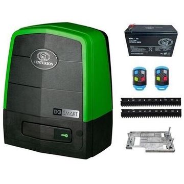 Centurion D3 Smart Gate Motor Kit - Includes Raz, Battery & Base Plate